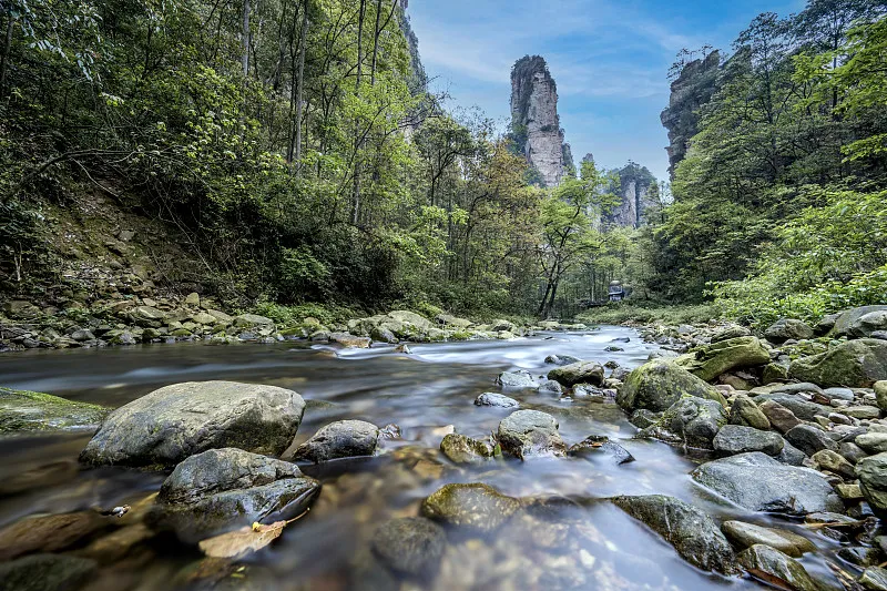 张家界溪流
